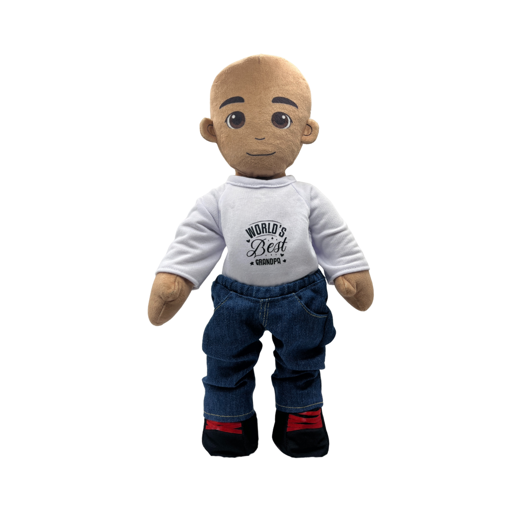 My Hero recordable daddy doll military gift for kids, deployment doll with voice recorder for emotional support and comfort