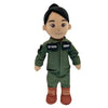 military aviator daddy doll, pilot daddy doll, customizable military doll, recordable deployment doll, flight suit plush doll, Air Force daddy doll, Navy pilot plush, Army aviator doll, Marine Corps pilot toy, Coast Guard aviator plush, daddy doll in flight suit, military comfort doll for kids, deployment gift for military children, recordable plush for military families, My Hero of the Skies doll
