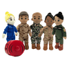 Deployment doll for kids – customizable military plush toy with voice recording, great for separation anxiety and emotional comfort