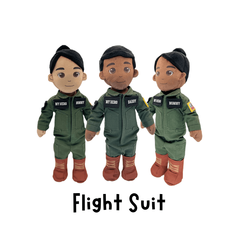 Build Your Hero: Re - recordable Military Plush Dolls for Comfort – Customized & Personalized "Mommy & Daddy Dolls” - MY HERO