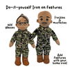 Personalized Navy hero doll Daddy Doll—voice message comfort gift for military children