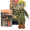 Daddy dolls for military children, recordable plush dolls with custom patches, perfect military deployment gift