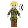 recordable marine plush – daddy doll – helps kids feel close to deployed fathers – comforting voice messages inside