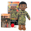 Recordable military daddy dolls with speaking function, great gift for kids of deployed service members