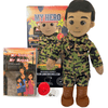 Voice recording daddy doll in military uniform, ideal deployment doll and military gift for kids missing their dad