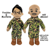marine daddy doll – soft plush comforts military kids – voice recorder holds dad's stories – connects during deployment