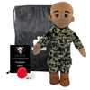 Military doll – custom couple dolls – personalised soft dolls for grandparents – recordable Christmas story books to share holiday memories