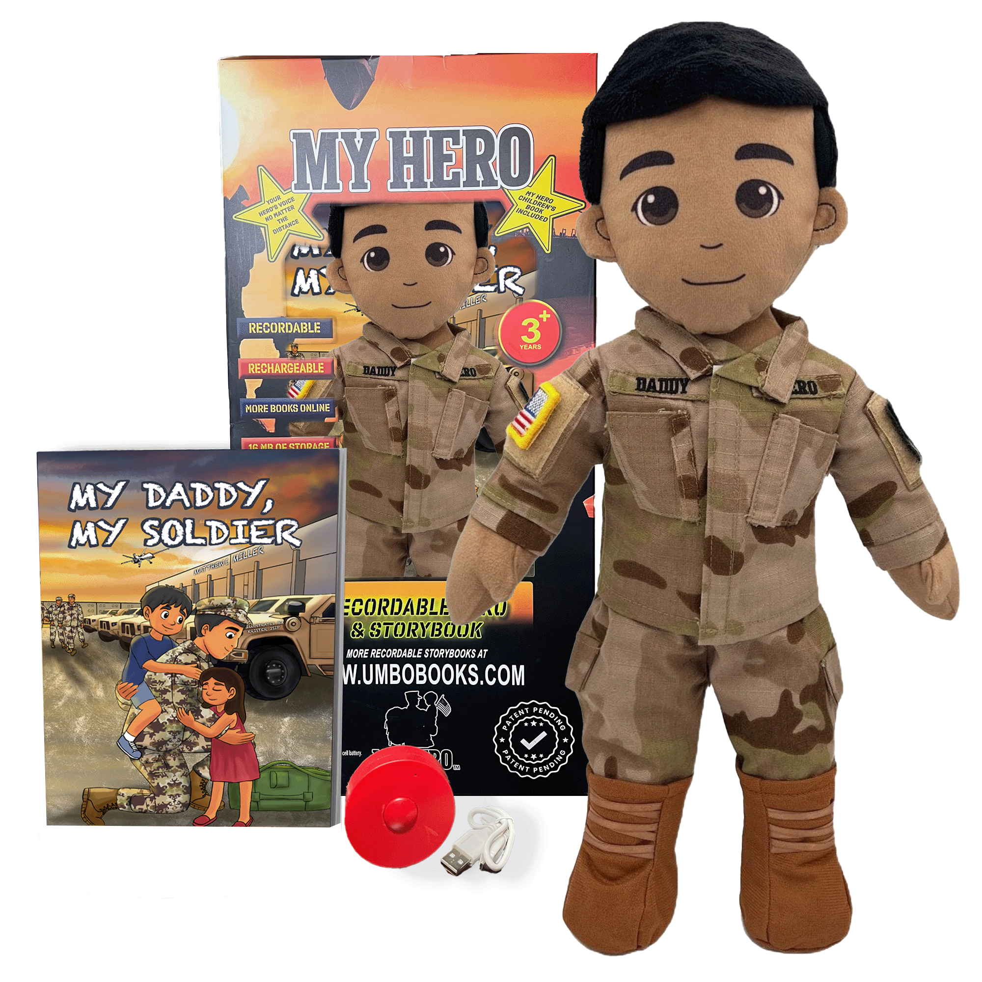 Army doll, soldier doll, Army deployment doll, soldier daddy doll, soldier mommy doll, deployment doll, comfort doll, recordable Army doll, recordable soldier doll, military soldier doll, plush Army doll, Army stuffed animal, Army plush toy, talking soldier doll, speaking doll, bedtime story doll, voice recording doll, keepsake Army doll, Army gift for kids, soldier gift for toddlers, Army storytime doll, military baby gift, soldier parent deployment gift, Army dad gift, Army mom gift, camouflage doll, Army