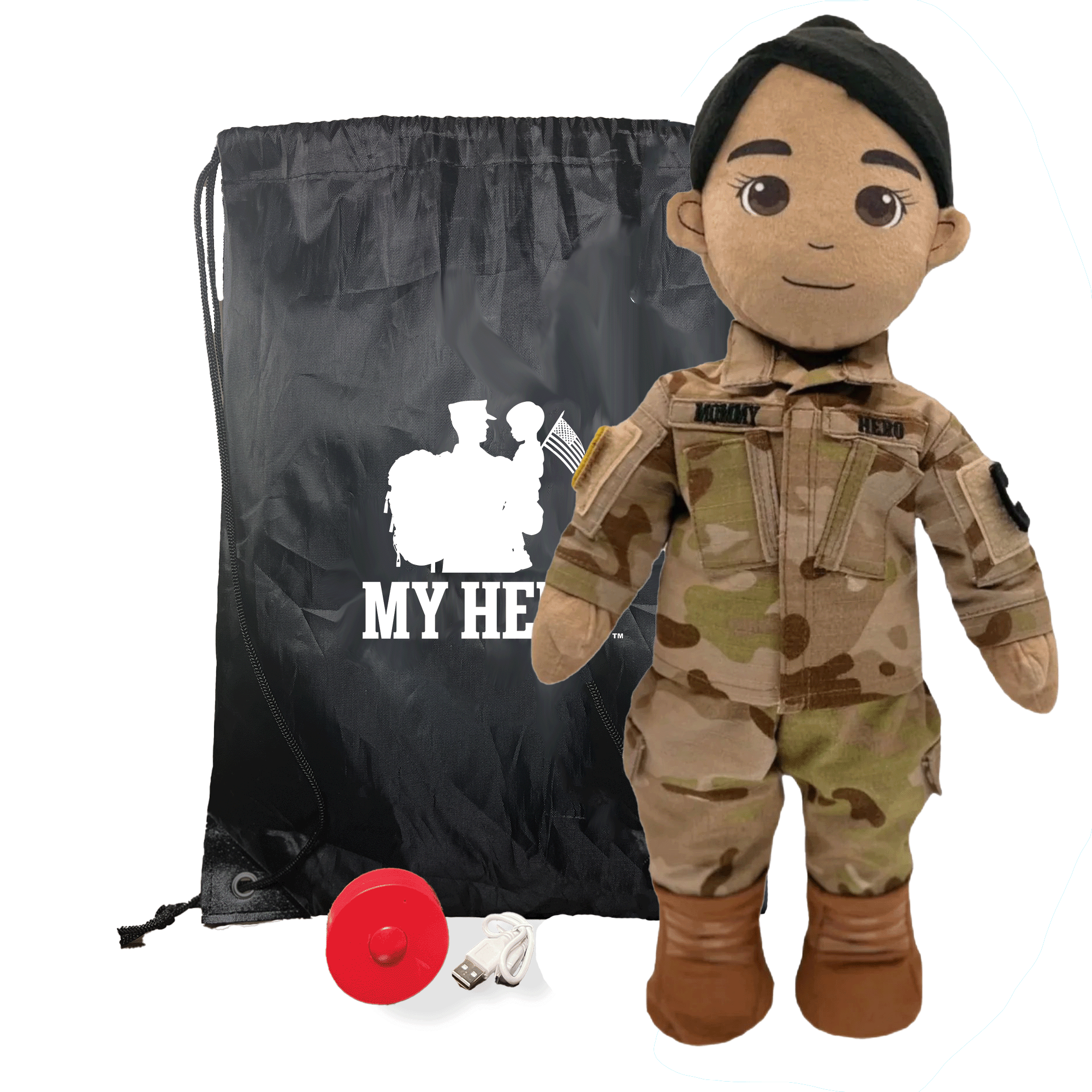 Daddy dolls – personalized dolls for infants – recordable story books – custom doll that looks like you for comfort

