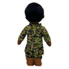 Daddy dolls for military children, recordable plush dolls with custom patches, perfect military deployment gift