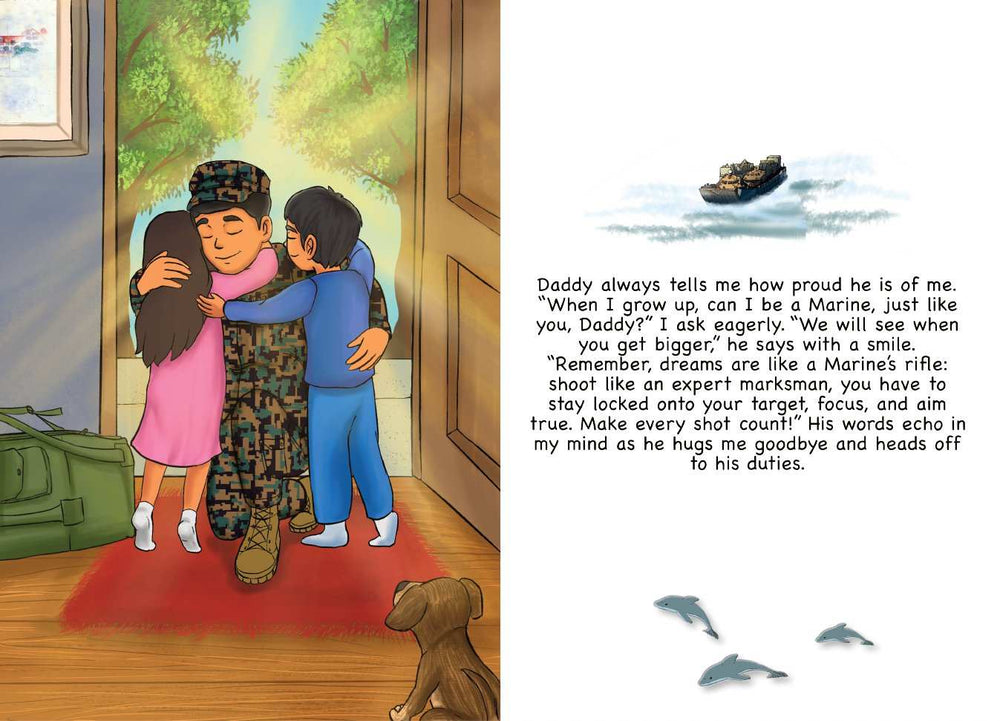My Daddy My Marine Book | Military Family Book | MY HERO