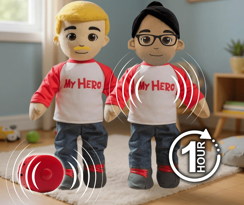Storytime Hero - Custom Voice Recordable Dolls – Personalized Plush Gifts for Grandma, Grandpa & Loved Ones</h1> - MY HERO