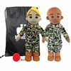 Navy Daddy Doll stuffed animal with over 1 hour of re-recordable audio messages